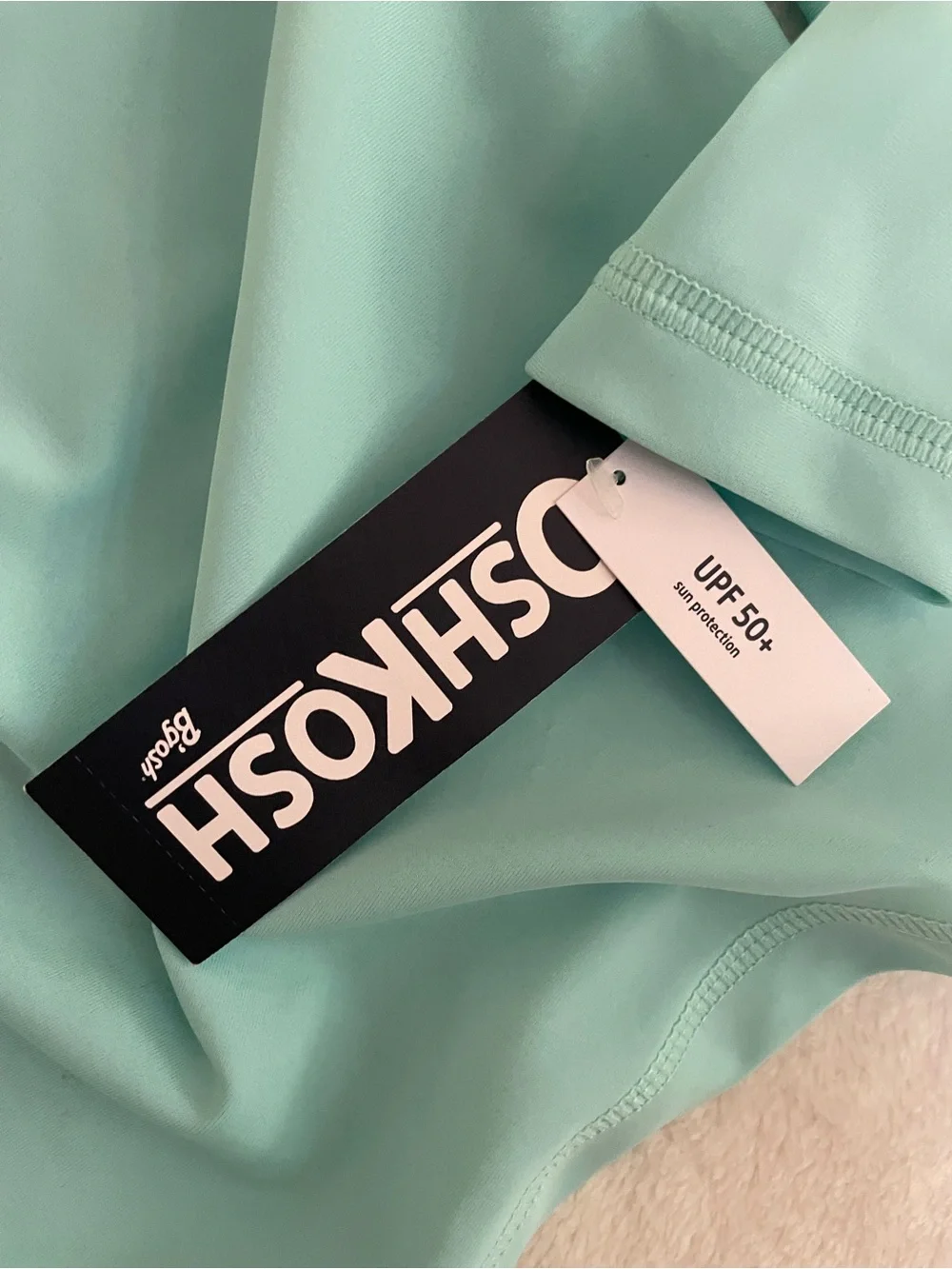 OshKosh B'gosh size: 12m Long-Sleeve Rash Guard - Aqua Mint